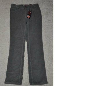 Boys Corduroy Pants 12 Adjustable Waist Tony Hawk Gray 5 Pocket Tapered